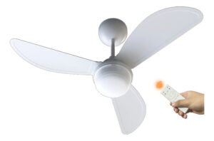Kit 6 Ventilador Teto Fast Led Inverter Ponente Biv Controle