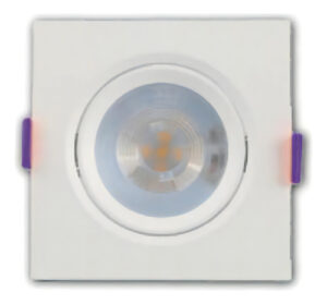 Spot Smd Led 100-240v Quadrado Foco Dirigivel 5w 3000k Br