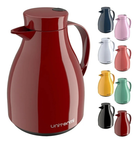 Garrafa Térmica Bule Gatilho Paris Unitermi 500ml Café Chá