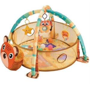 Tapete De Atividade Com Piscina De Bolinha Para Bebês Urso