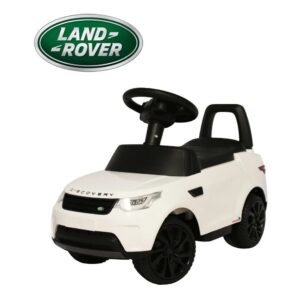 Mini Carro Elétrico Branco Importway Land Rover Empurrador