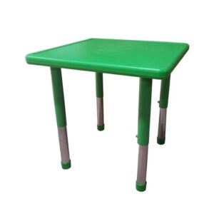Mesa Infantil Plástico Altura Ajustável Verde