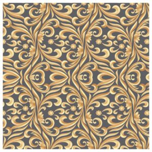 Papel De Parede Adesivo Arabesco Floral 300X52Cm