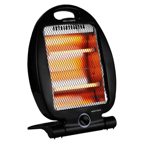 Aquecedor elétrico portátil Ventisol de quartzo com 800W de potência